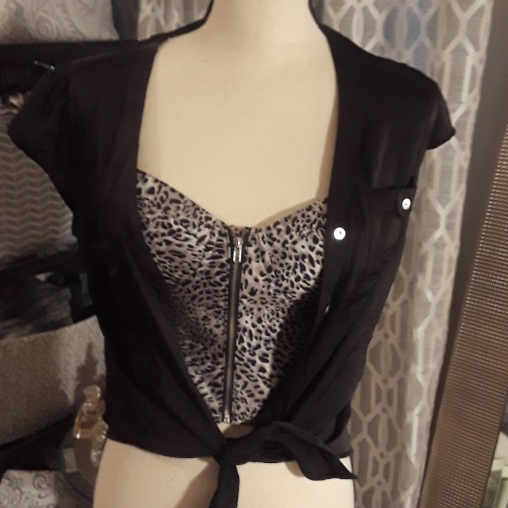 Sexy Guess Animal Print Top